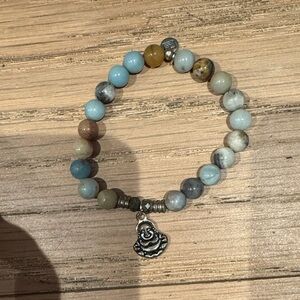 Lapis Buddha bracelet